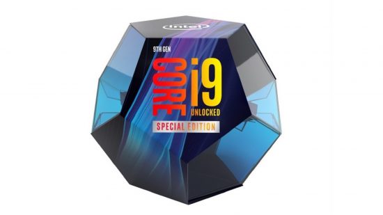 Unlocked Intel i9 in box on white background