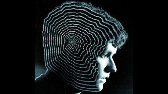 Image of man with radiating lines inside head