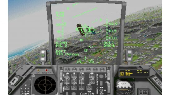 A screenshot from Strike Commander