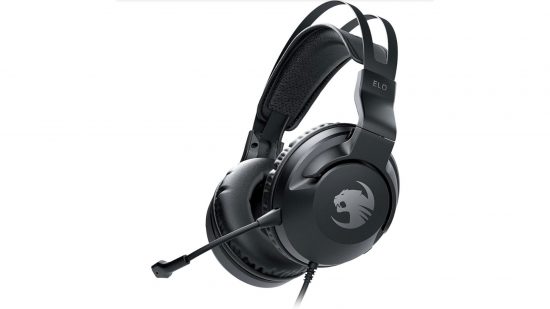 Roccat Elo gaming headset on white background