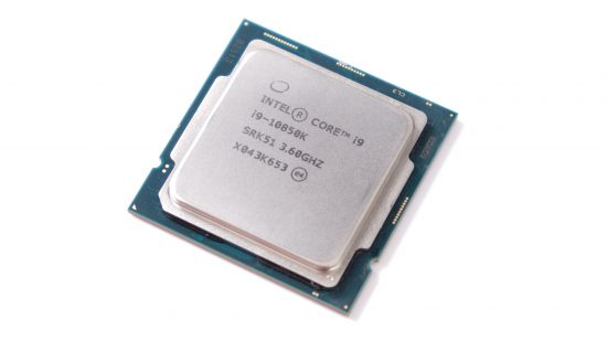 An Intel Core i9 10850K gaming CPU