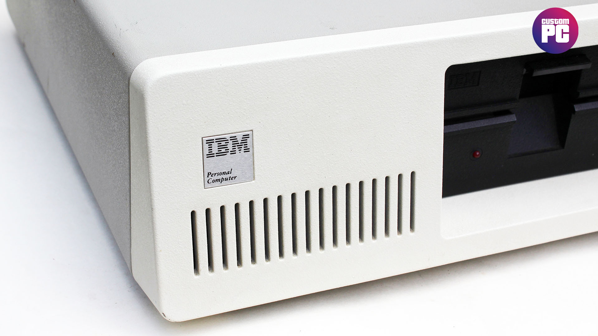 IBM PC 5150 exterior corner