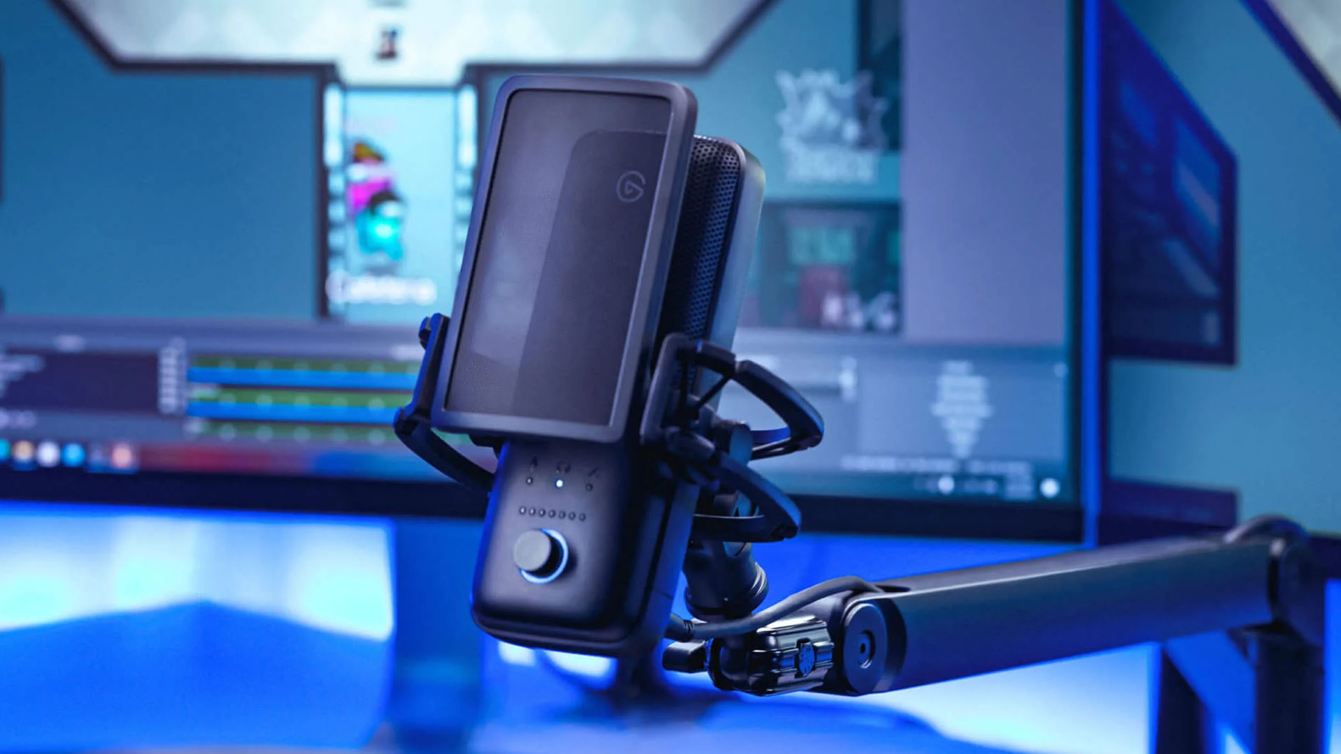 Elgato Wave 3 review on mic arm with pop shield