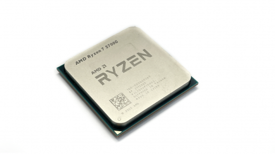 AMD Ryzen 5700G on white background