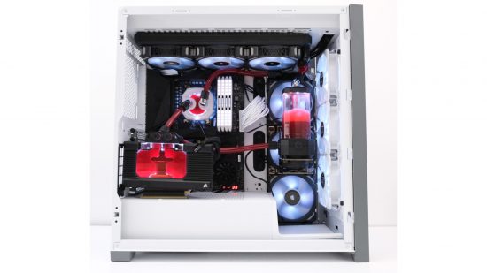 The Corsair iCUE 5000X RGB gaming PC case