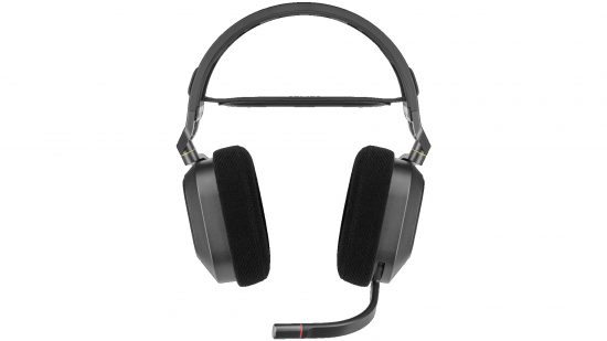 Corsair HS80 gaming headset on white background