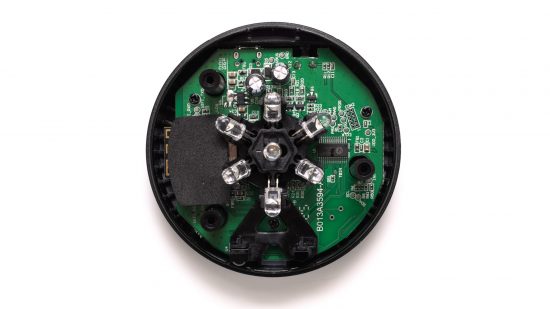 The PCB of the Airxed IRX Smart Hub on white background
