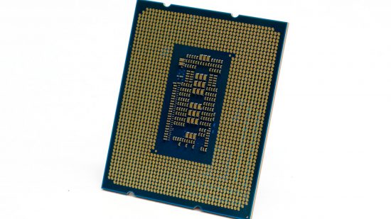 Intel Core i9 12900K gaming CPU underside