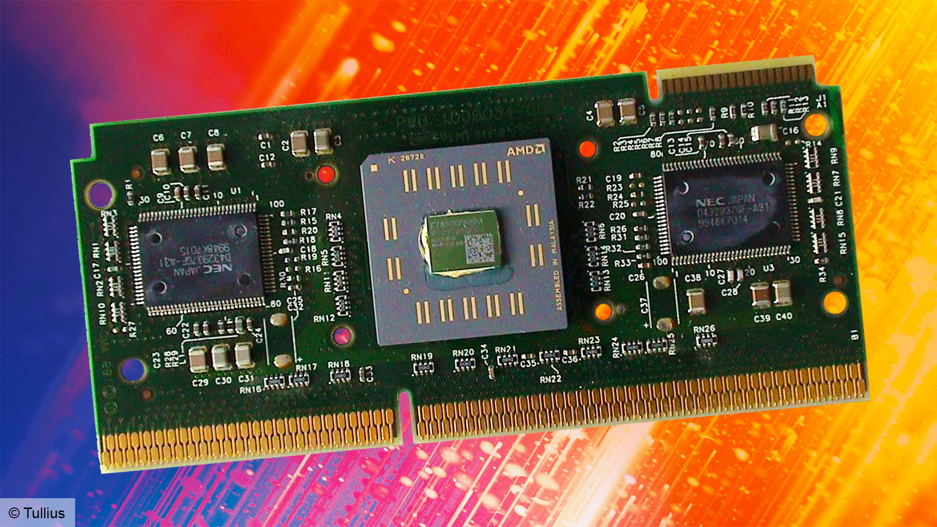 AMD Athlon K7 CPU PCB in Slot A format