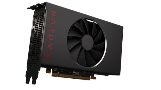 AMD Radeon GFX card on white background