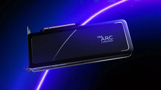 The Intel Arc A770 Limited Edition graphics card