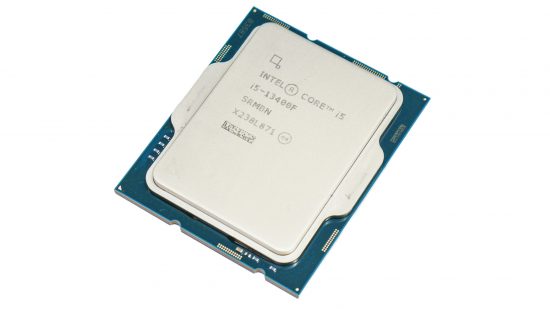 Angled view of Intel Core i5-13400F top