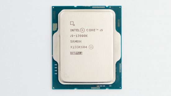Top down view of Intel Core i9 13900K top