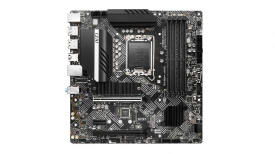 The MSI Pro B660M-A DDR4 gaming motherboard