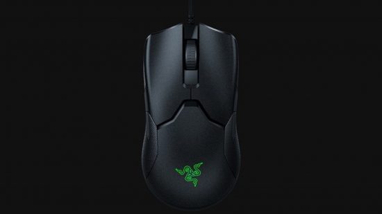Black gaming mouse with Razer logo