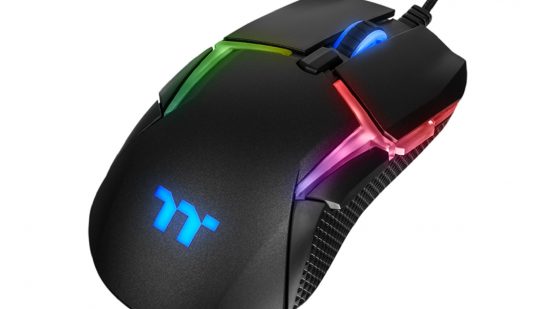 Gaming mouse with LEDs
