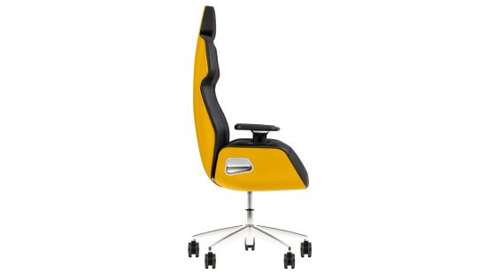 Thermaltake Argent E700 gaming chair in yellow right side