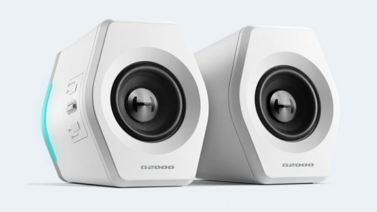 Edifier G2000 stereo speakers in white