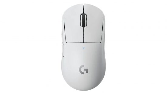 Logitech G Pro X Superlight gaming mouse in white