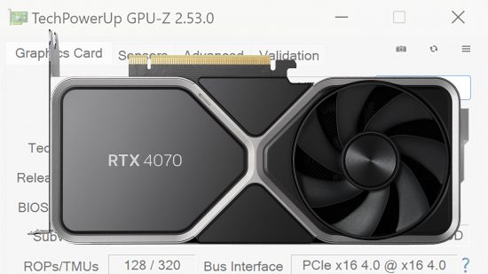 GPU-Z RTX 4070