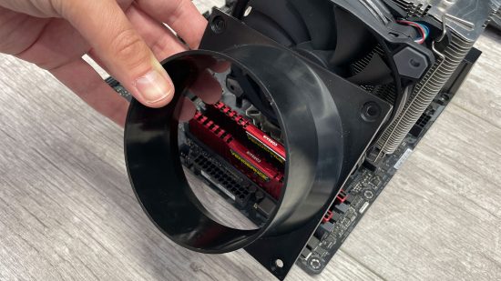 PC fan ducting adaptor