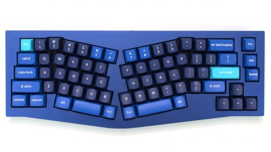 Keychron Q8 Alice Layout top down view