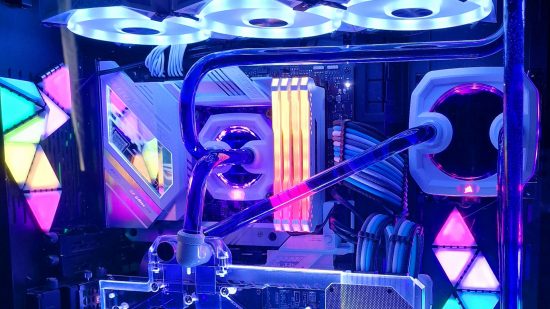 RGB lighting in a PC case