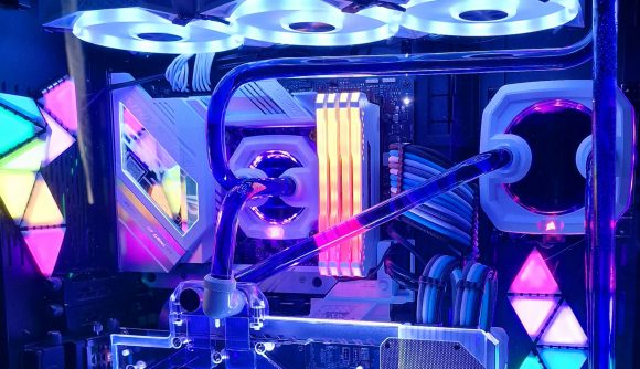 RGB lighting in a PC case