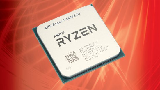 AMD Ryzen 5 5600X3D Photoshop mockup