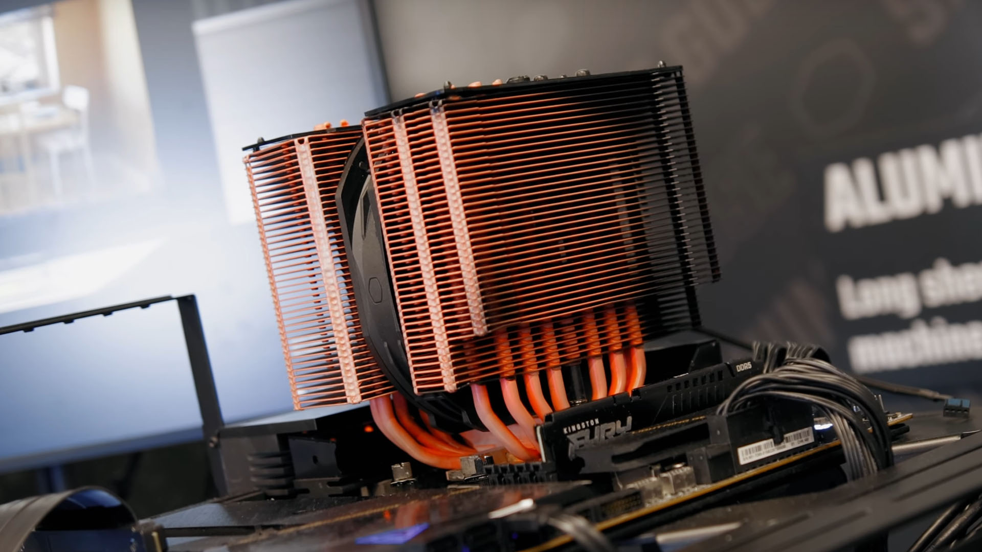 Cooler Master demoes red-hot color-changing CPU cooler