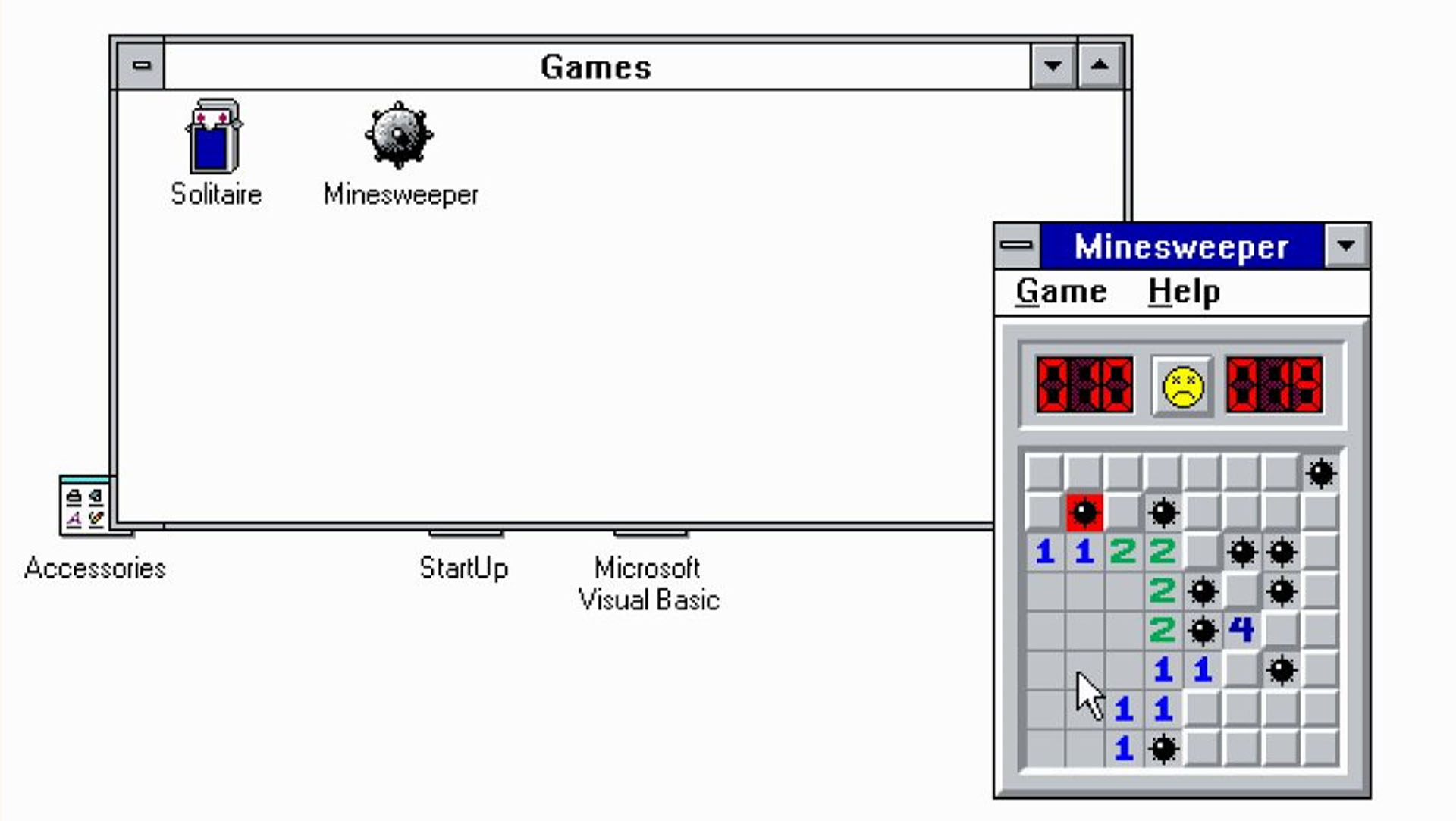 Windows 3.1 Minesweeper