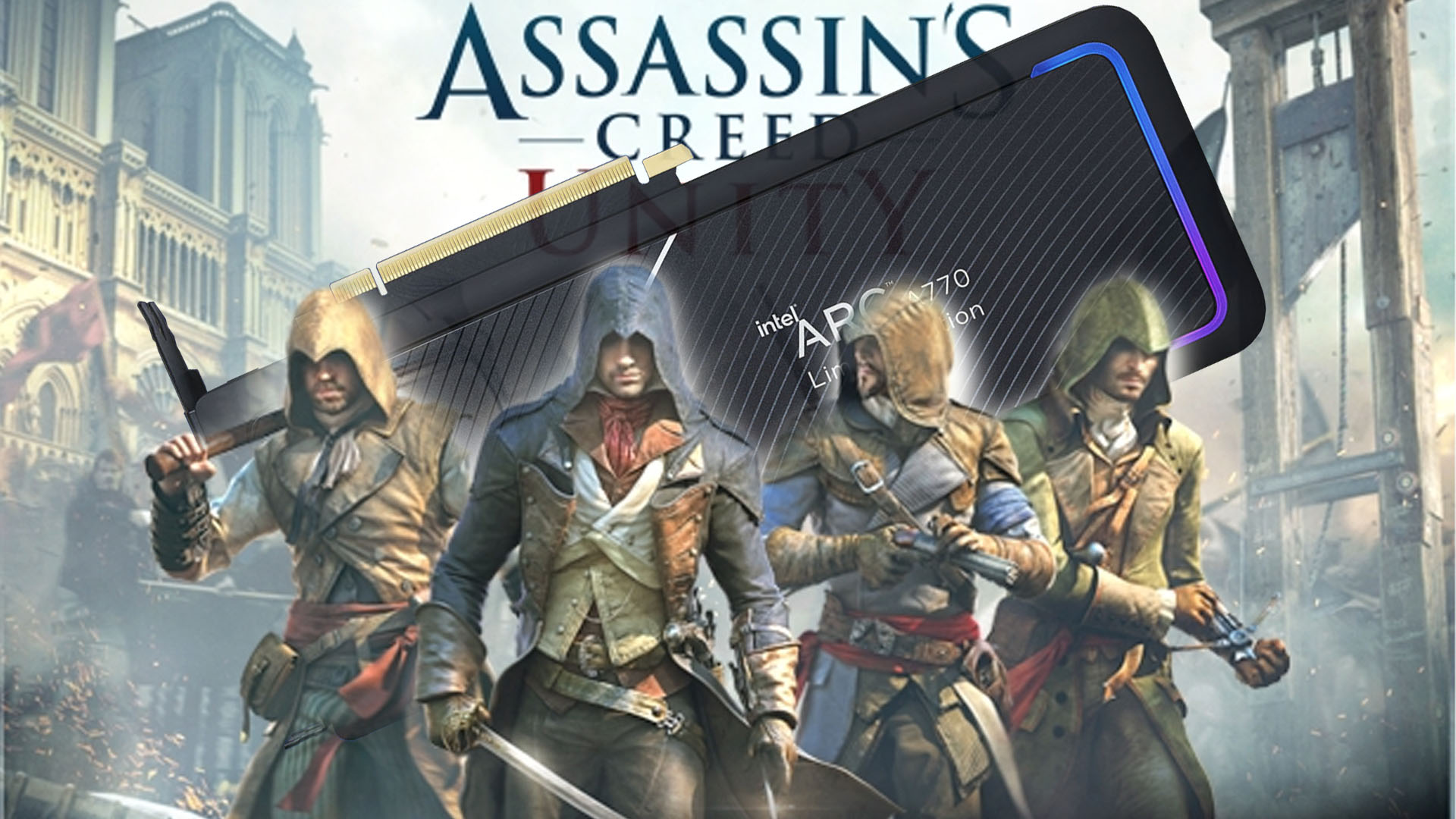 Assassin's Creed Unity gets up to 313% performance boost with Intel Arc  GPUs 