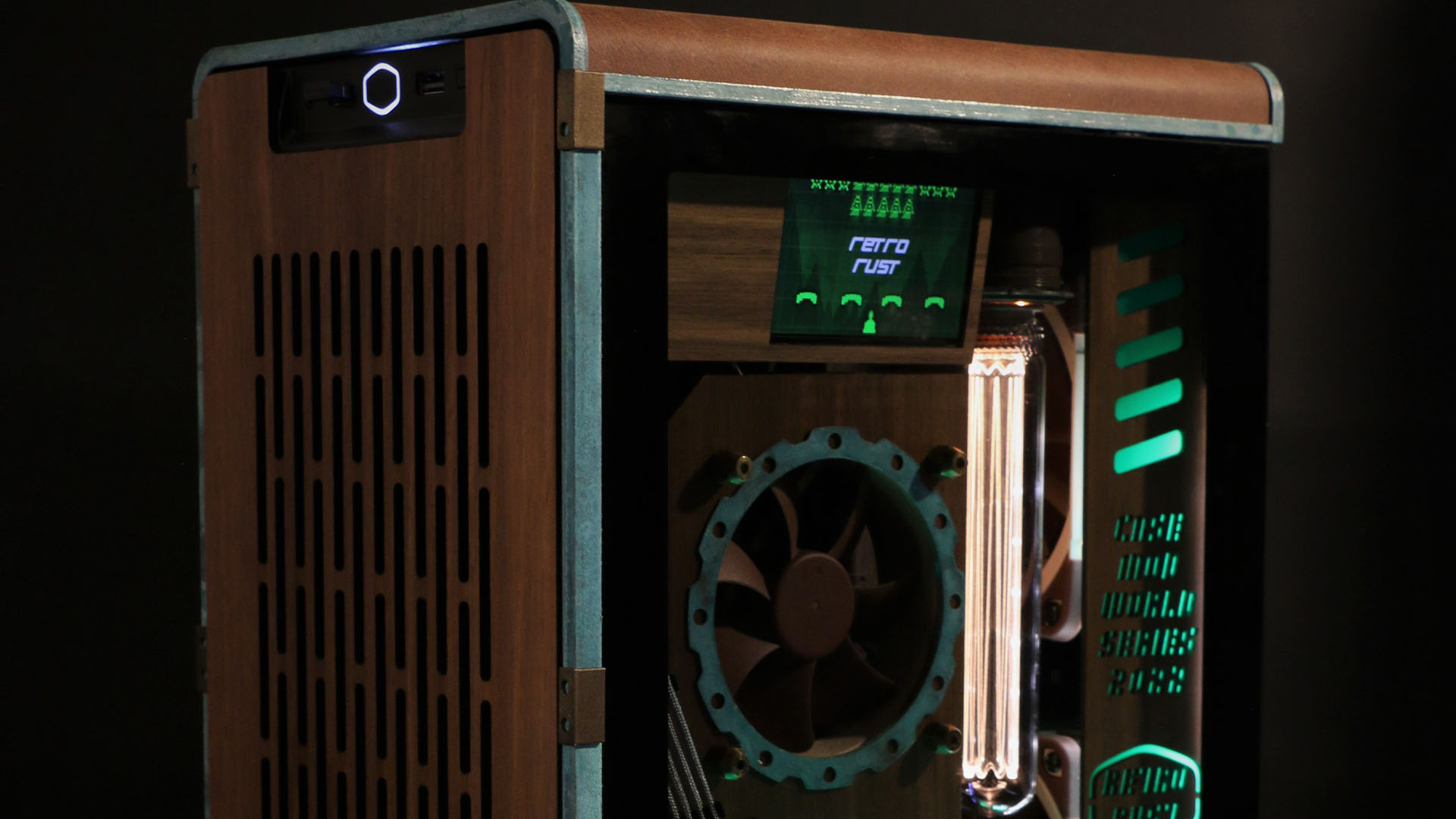 Nature meets industrial chic in this rusty steampunk PC build