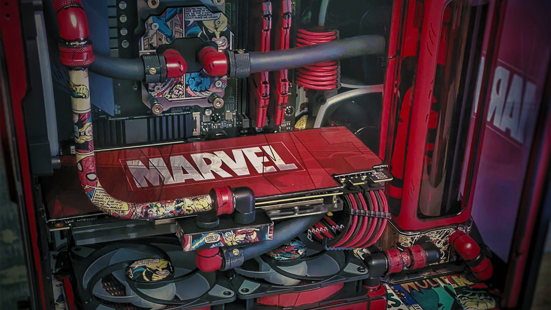 Stan Lee Marvel comic book PC build