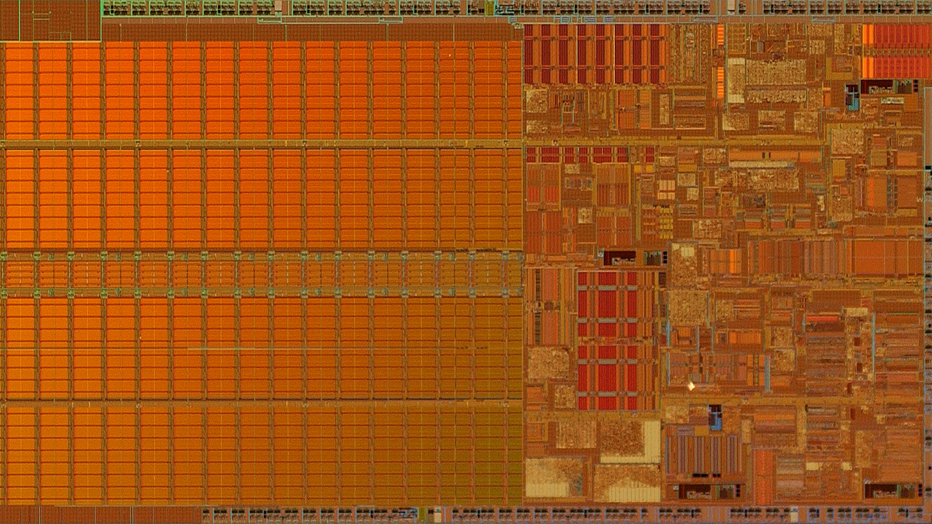 Intel Pentium M die shot