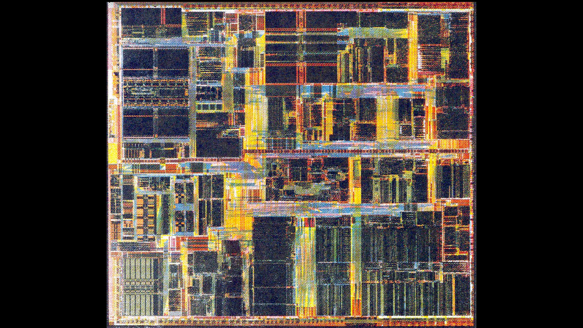 Intel Pentium II die shot