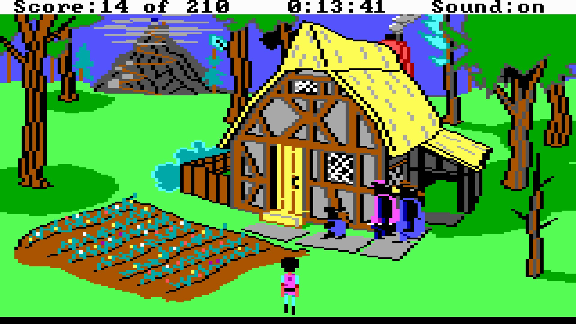 EGA graphics: King's Quest III screenshot