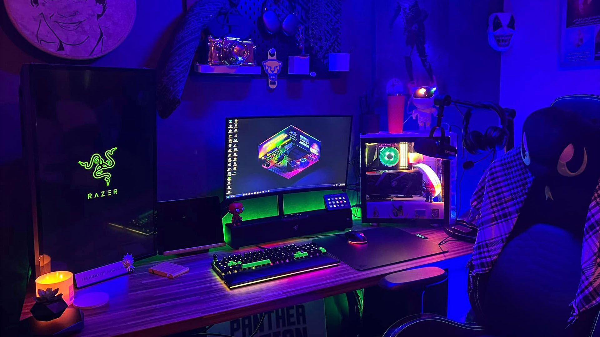 razer themed gaming setup 02