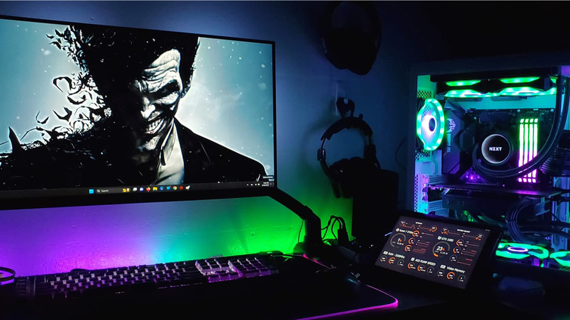The Joker Gaming PC RGB Lighting 01