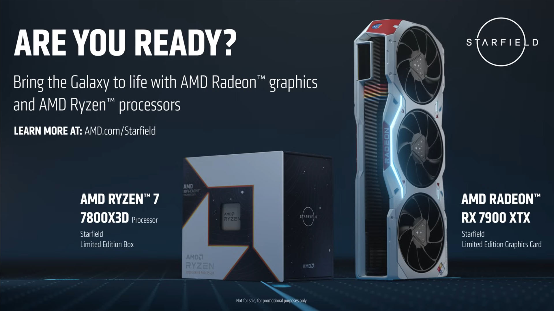 AMD Ryzen 7800X3D Starfield limited edition