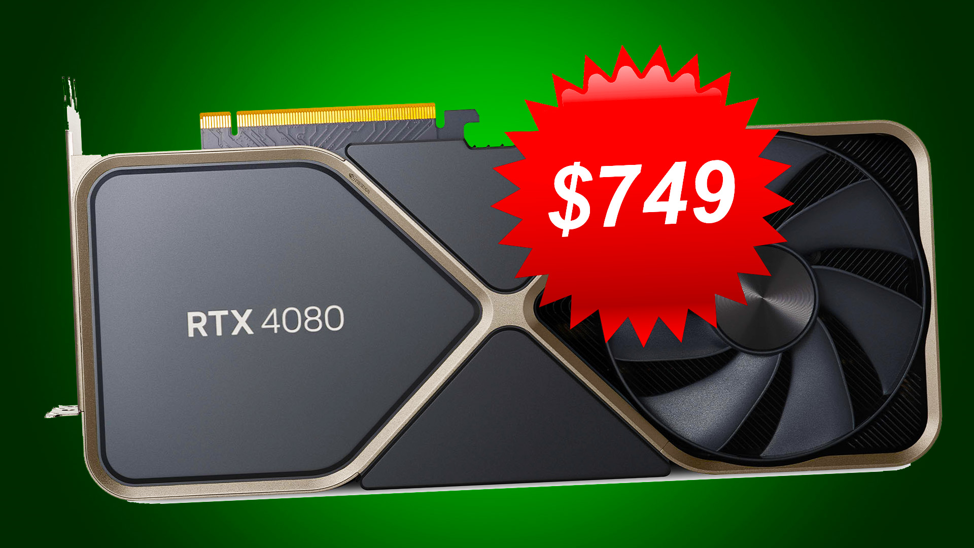 Imagine if the Nvidia GeForce RTX 4000 range wasn't a joke: RTX 4080 priced at $749
