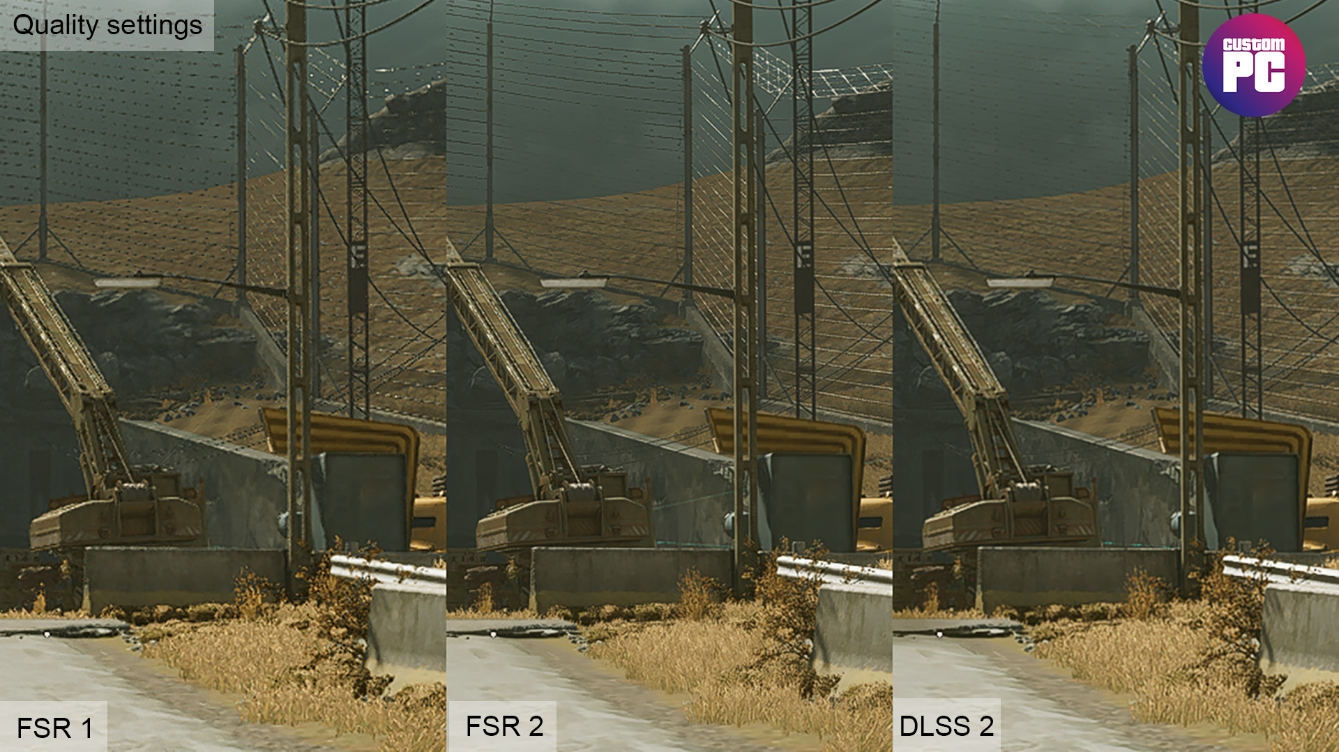 What is FSR: AMD FSR vs Nvidia DLSS quality comparison screenshot