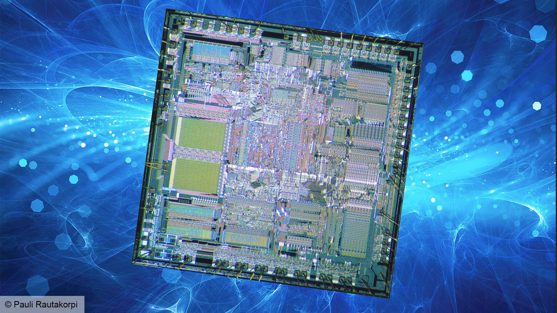 Intel 286: Die shot of 8MHz 286 CPU