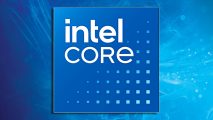 Intel Core i9 14900KF PassMark benchmark: an Intel Core logo appears against a blue background.