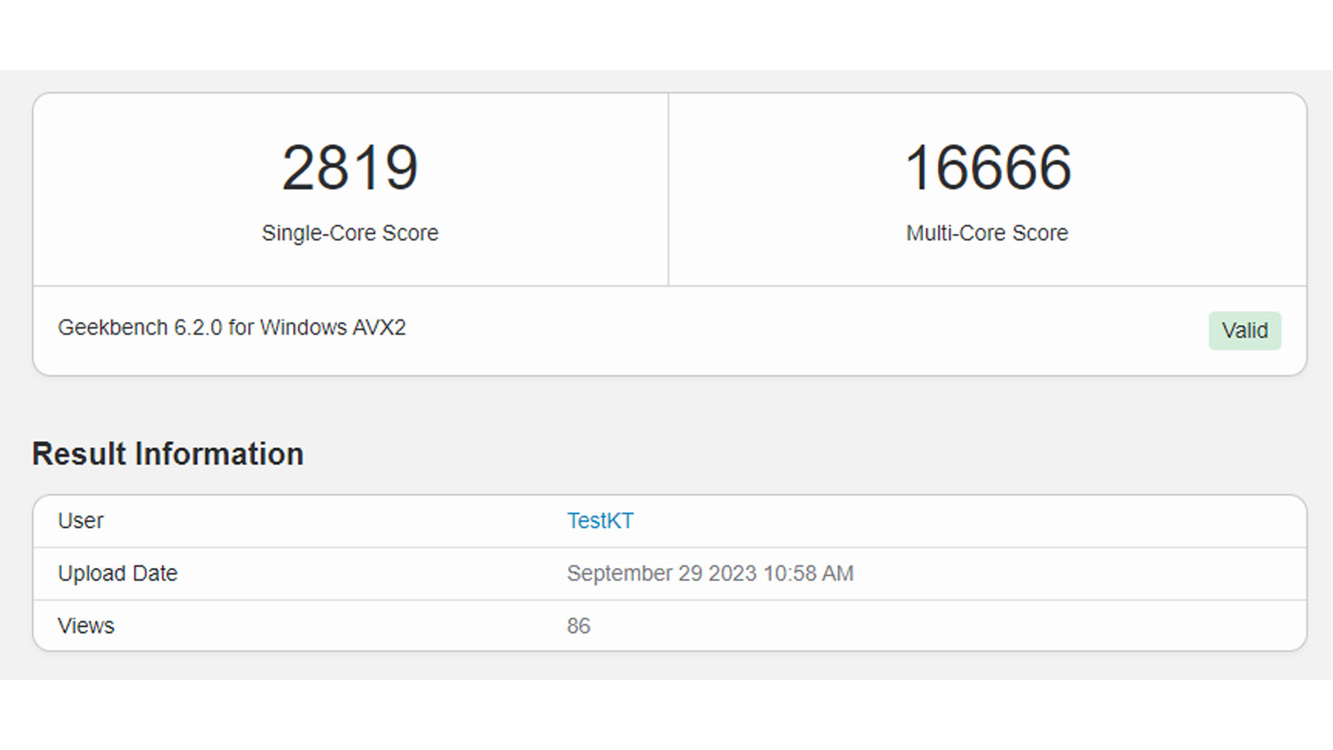Intel core i5-14600k benchmark leak result