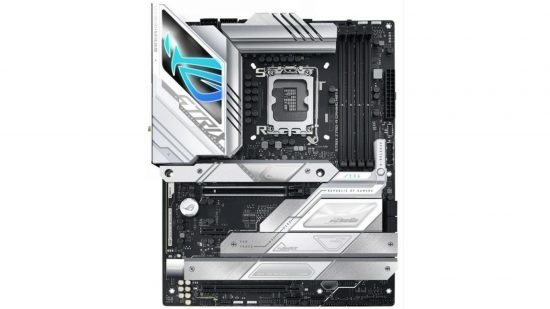 The ASUS ROG Strix Z790-A Gaming Wi-Fi II motherboard against a white background