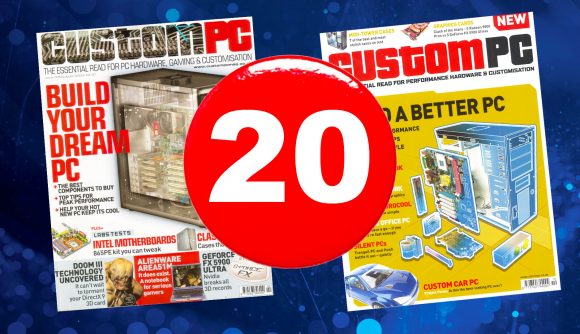 Custom PC magazine 20th birthday