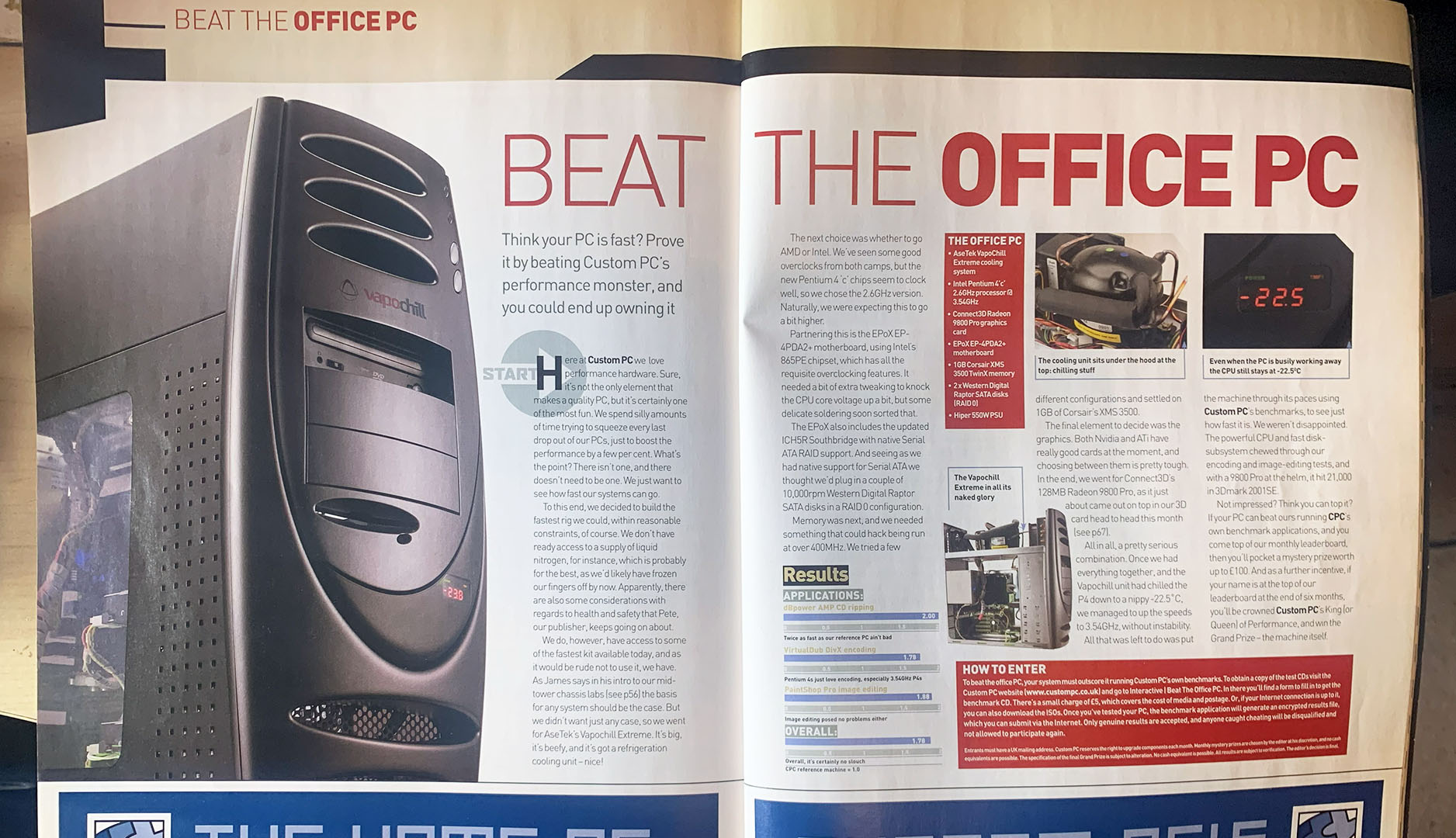 Custom PC magazine Issue 1: Beat the office PC with Vapochill phase change cooler