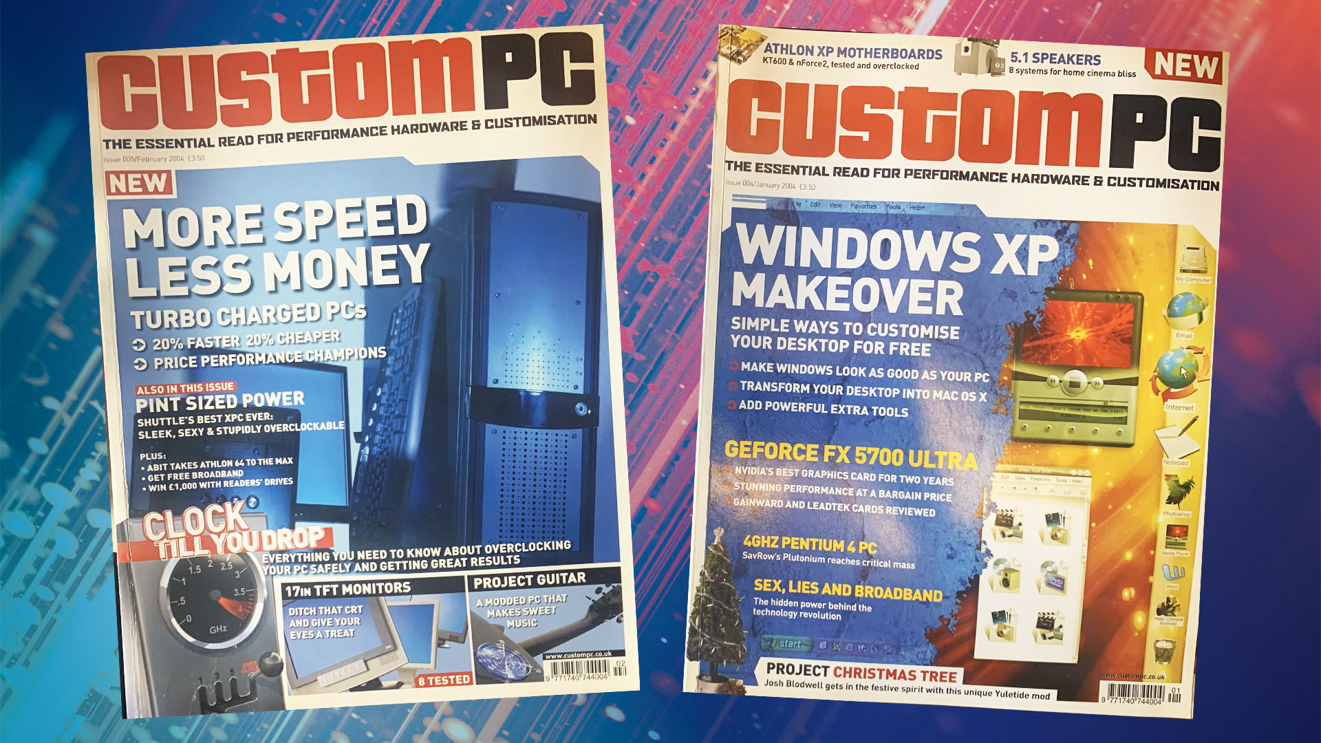Custom PC magazine Issue 4 and Issue 5